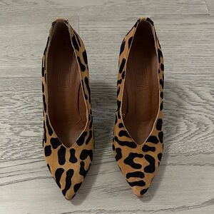 Topshop Leopard Pattern Heels